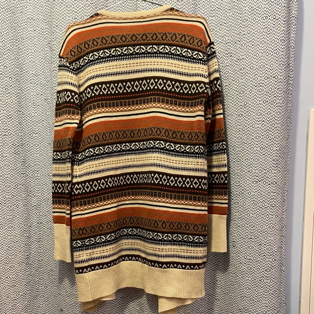 Bb Dakota Aztec Boho Pattern Long Open Front Card… - image 4